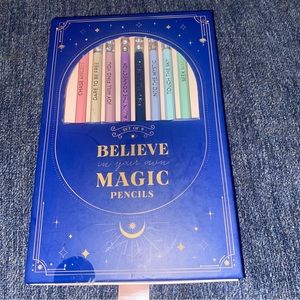 ECCOLO Set Of 8 Believe In Your Own Magic Pencils